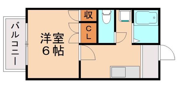 ファミリーコーポ清納A棟の物件間取画像